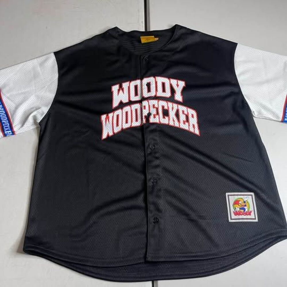 Universal Studios Woody Woodpecker Baseball Jersey Size XL